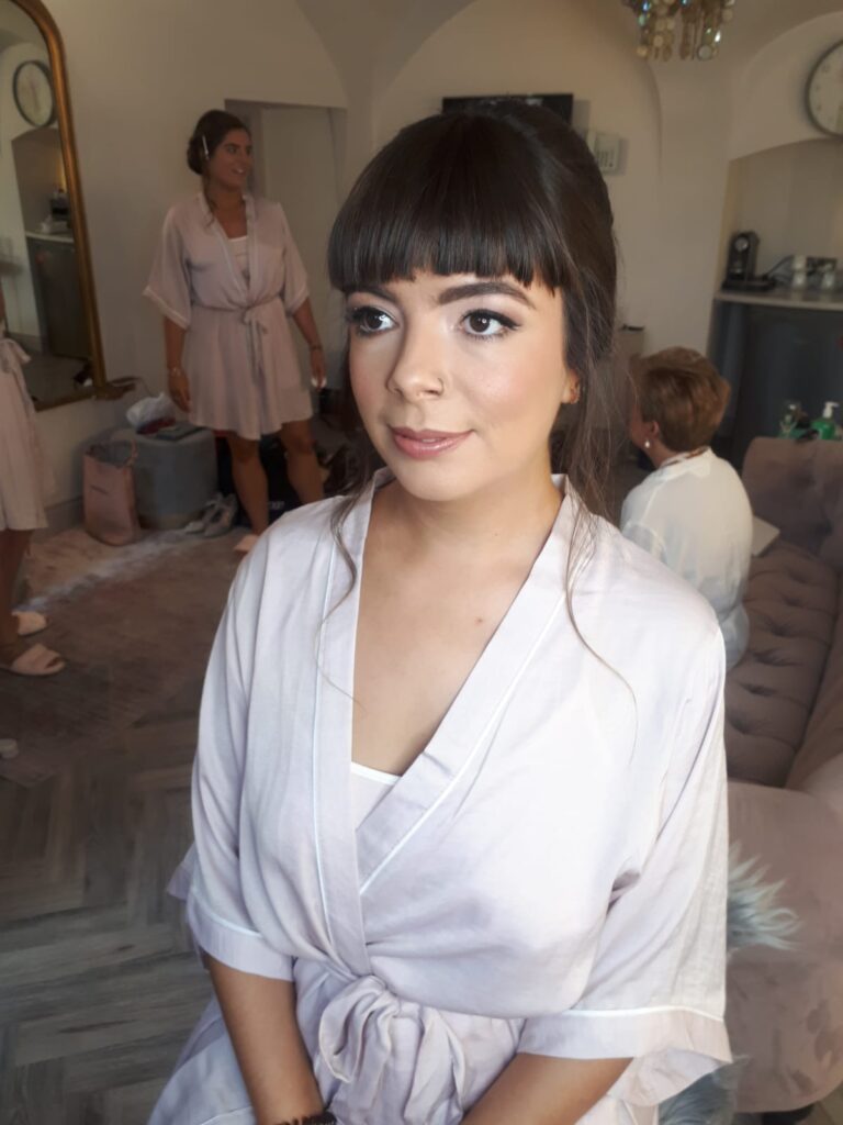 Bridesmaid makeup by Polished